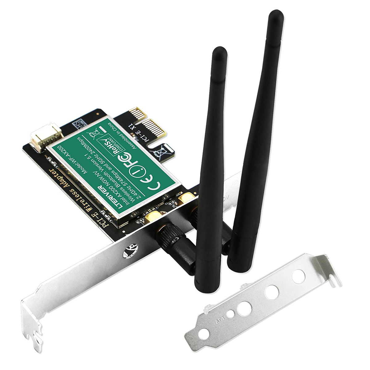 AX5400 WiFi 6E PCIE Adapter with BT5.2